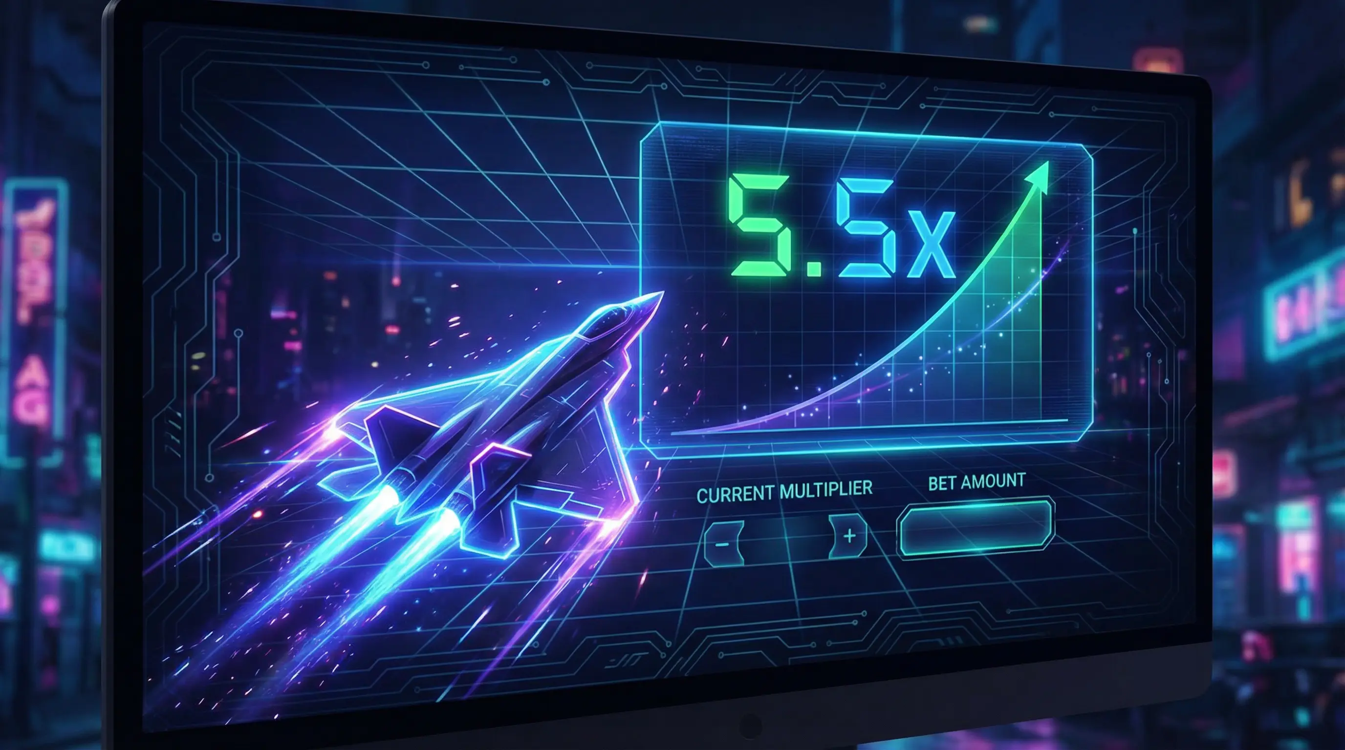 Juego Aviator con multiplicador en bet stake México